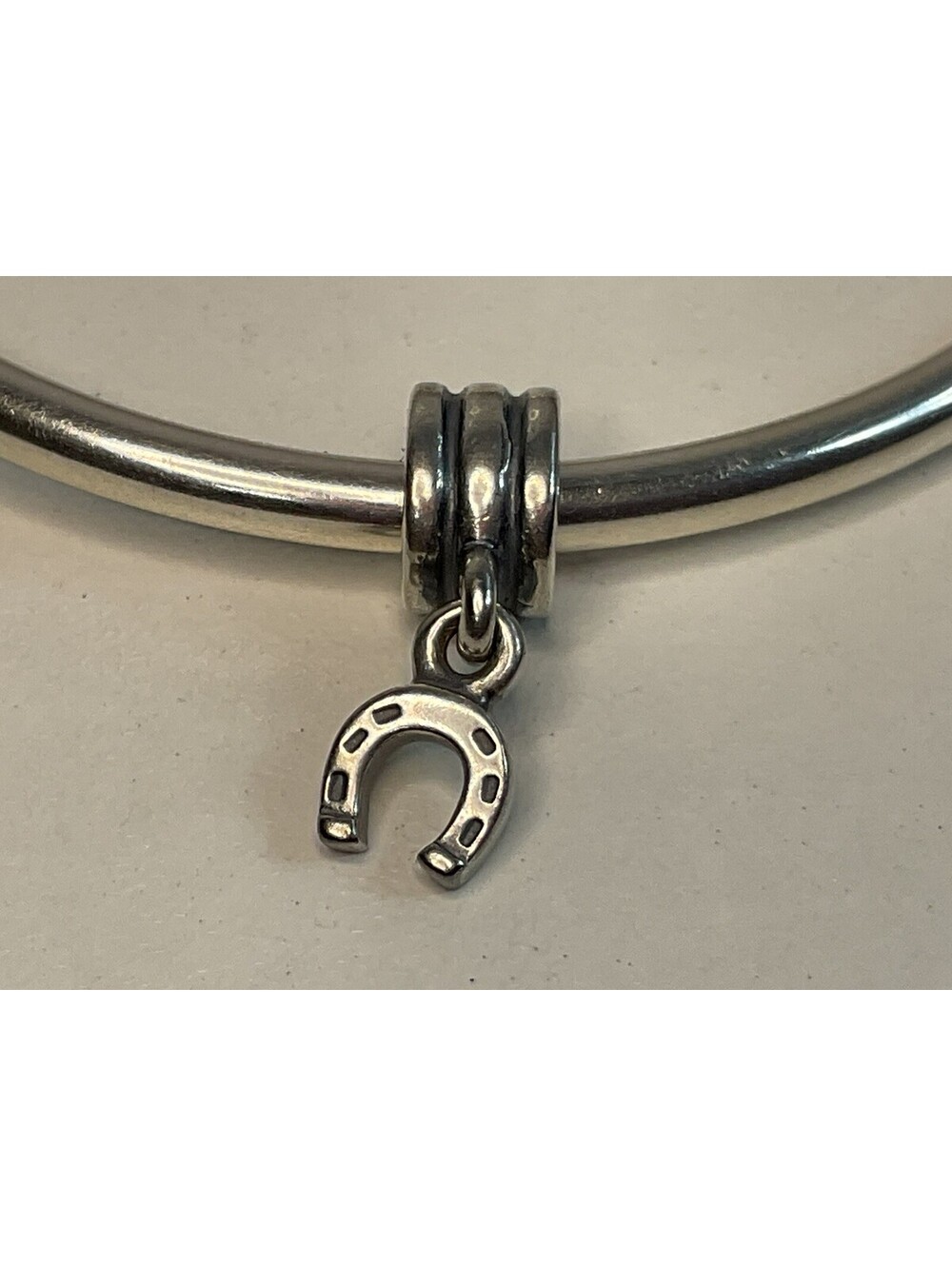 Pandora Hanging Horseshoe Dangle Charm Retired